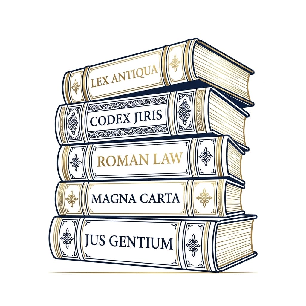 Law Books Decoration